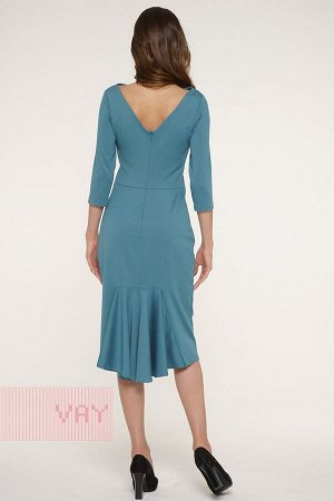 Платье женское 192-3565 ПД5610 британский голубой