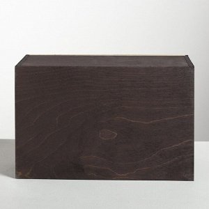 Ящик подарочный деревянный «Мандариновое настроение», 20 - 30 - 12 см