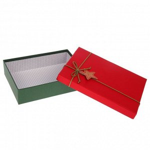 Набор коробок 3в1 "Классика", красный, 29 х 21 х 8,5 - 24 х 17 х 6,5 см