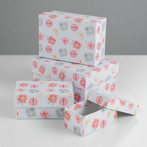 Набор коробок 4в1 «Подарочки», 15 х 11 х 7 - 9 х 5 х 4 см
