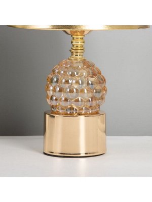 Лампа настольная «Коан» 1x40 Вт Е27+подсветка LED 5 Вт золото 18x18x30 см