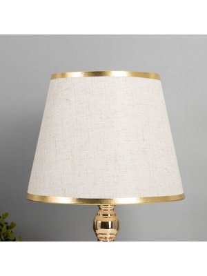 Лампа настольная «Мастер» 1x40 Вт Е27+подсветка LED 5 Вт золото 25x25x42 см