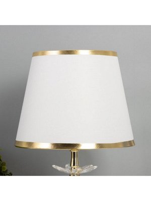 Лампа настольная «Стилизация» 1x40 Вт Е27+подсветка LED 5 Вт золото 21x21x36 см