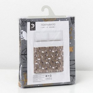 Покрывало "Этель" Let it snow, 150*215 см, 100% хлопок