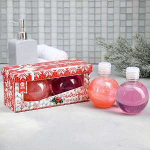 Подарочный набор "Новогодняя почта для тебя": пена для ванны, гель для душа