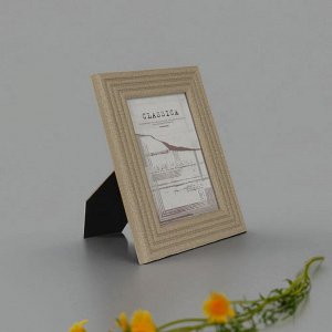 Фоторамка "Classica Stripe" 10х15см, цв.бежевый