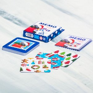 Развивающая игра «Мемо. Новогодние узоры», 28 карточек