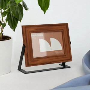 Фоторамка настольная "Geometry Horizont" 10х15см, цв.темно-коричневый
