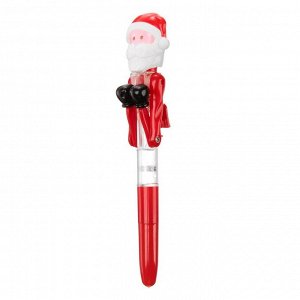 Ручка-прикол «Боксер Дед Мороз», с колпачком на бок