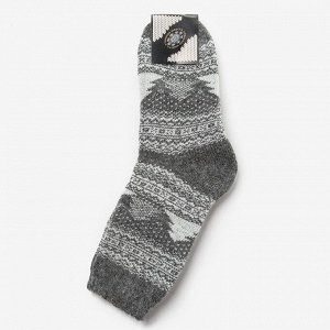 Носки мужские шерстяные «Зима», цвет лён, размер 25