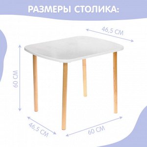 Набор детский «Кошечка», стол + стул