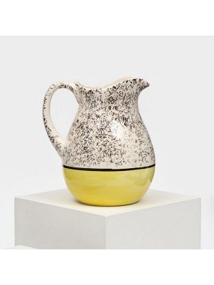 Кувшин «Персия», керамика, 1.5 л, 1 сорт, жёлтый, Иран