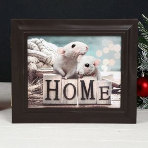 Клюцница "Мышки Home" венге  26х31х4,5 см