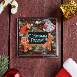 Магнит акриловый "С Новым годом! В предвкушении праздника" (набор 6 шт)