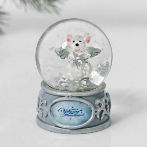 Снежный шар «Серебрянная мышка»