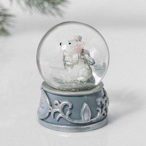 Снежный шар «Серебрянная мышка»