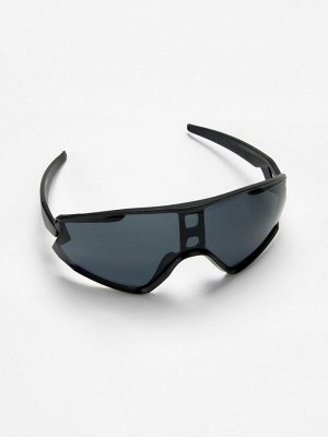Очки солнцезащитные спортивные, uv 400, ширина 16.6 см, дужка 13.2 см, высота 6.1 см