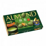 MEIJI Almond Matcha - миндаль в шоколаде маття