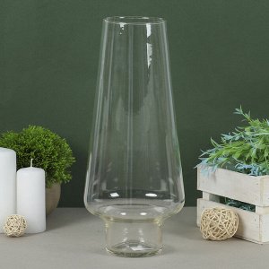 Ваза «Гала» средняя, 1.1 л, d=8 см, 30?13.5 см, стекло, прозрачная