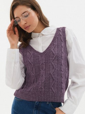 Жилет л1436 сиреневый