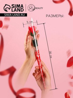 Мыльная роза, красная