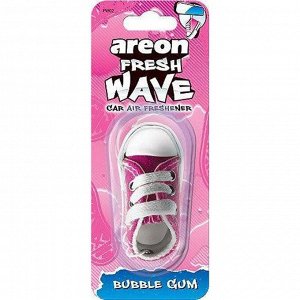 AREON Ароматизаторы для авто "FRESH WAVE" подвеска кед, Бабл гам # NEW