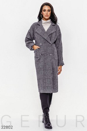 Кашемировое двубортное пальто