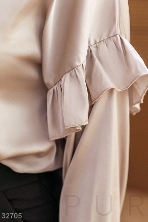 Шелковая женская блуза