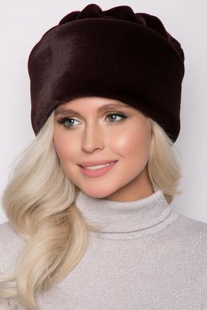 Шапка из экомеха