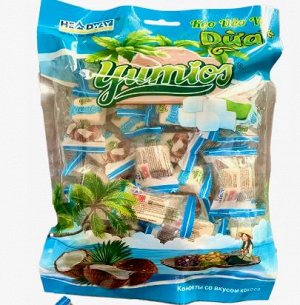 Конфеты Yumios вкус кокос 300 гр