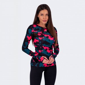 Лонгслив 1071 black and pink