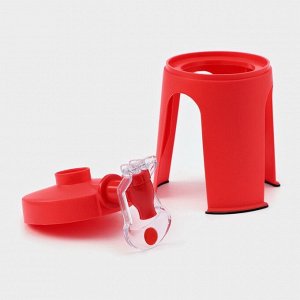 Дозатор для газированных напитков, 16.5x12.5x16.5 см, красный