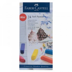 Пастель сухая Soft Faber-Castell GOFA мини 24 цв 128224