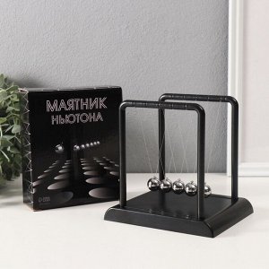 Маятник настольный антистресс «Антистресс», чёрный, 11.4?13.5?13.7 см