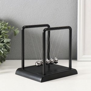 Маятник настольный антистресс «Антистресс», чёрный, 11.4?13.5?13.7 см