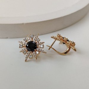 Серьги Вставка: Циркон
Материал изделия: ювелирный сплав
Размер: - 2 см
Вид(модель) сережек: Английский замочек

Красивые серьги  с благородными цирконами изготовлены из специального гипоаллергенног