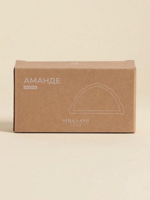 Салфетница SL Home «Аманде», 15x4x7.8 см, фарфор, белая