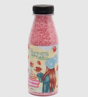 Соль для ванн "Сливочная клубника", Laboratory Katrin, 500 г