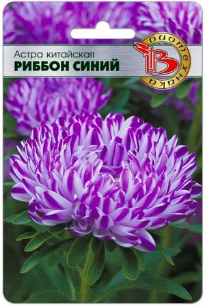 Астра китайская Риббон синий 30шт Биотехника