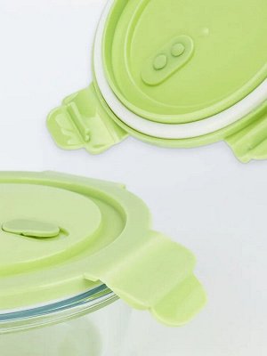 "Soft color" Контейнер стекло 0,65л кругл. 15х5,9см.