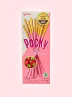 Бисквитные палочки Pocky Покки Клубника Мини Бокс 21 гр