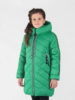 ПЗ-3869-19 Пальто для девочки младшей школьной группы, утеплённое, на флисовой подкладке.