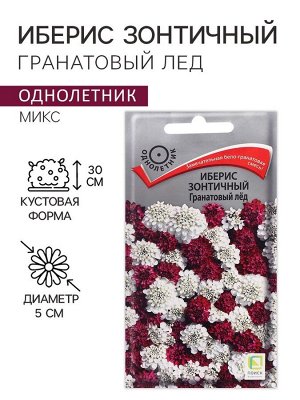 Семена цветов Иберис зонтичный "гранатовый лед", 0,1 г