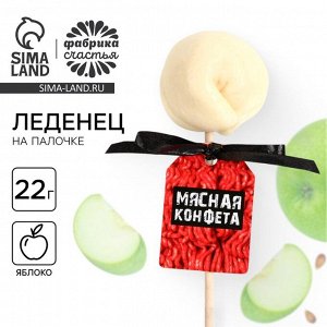 Леденец-пельмень на палочке «Мясная конфета», 22 г.