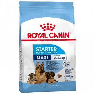 Royal Canin Maxi Starter сухой корм для щенков крупных пород до 2 месяцев, а так же беременных и кормящих сук, 4кг АКЦИЯ!