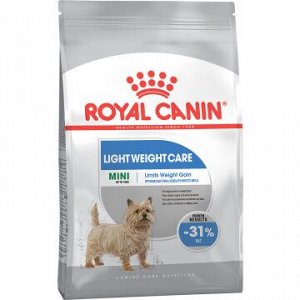 Royal Canin Mini Light Weight Care сухой корм для мелких пород собак склонных к избыточному весу 1кг АКЦИЯ!