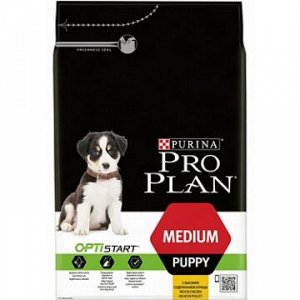 Pro Plan Medium Puppy сухой корм для щенков средних пород Курица/рис 12кг АКЦИЯ!