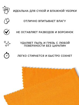 Тряпка для пола Доляна «Промо», микрофибра, ультразвуковая обработка края, 180 г/м?, 50x60 см, цвет МИКС