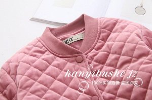 Стеганная куртка,розовый