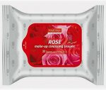 Салфетки, Очищающие для снятия макияжа с экстрактом Розы 30шт, Purederm, Ю.Корея, 30 г